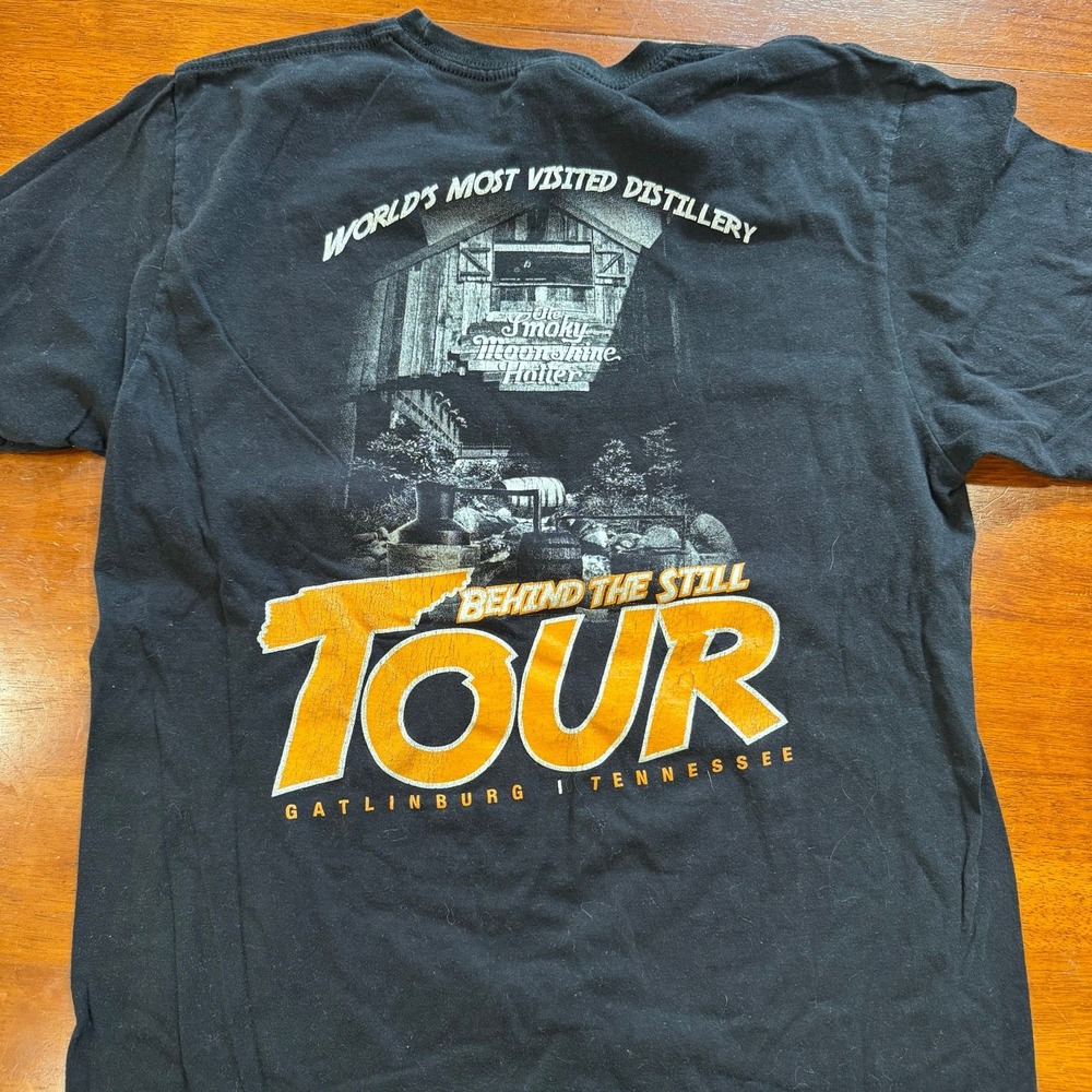 Ole Smoky Moonshine Gatlinburg Tennessee Behind The Still Tour Black T-Shirt Men